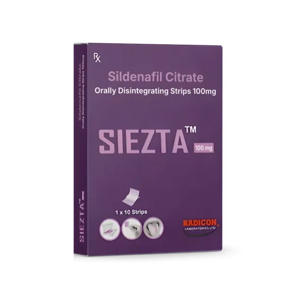 Siezta 100 Mg Sildenafil Oral Strips